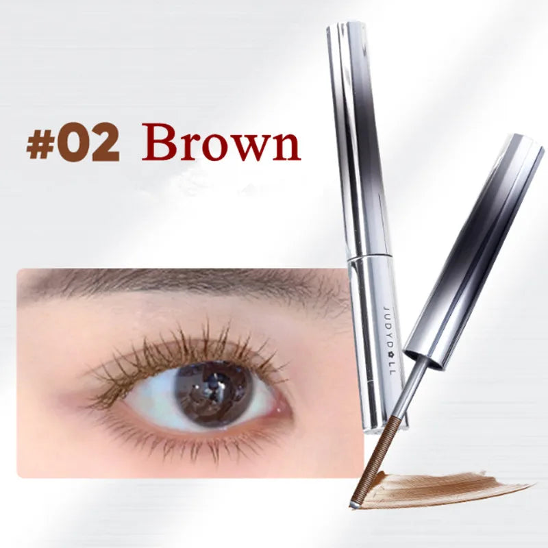 Judydoll Small Steel Tube Lash Mascara Lengthening Curling Thick Natural Quick Dry Waterproof Non-Smudge Big Eyes Makeup Gel
