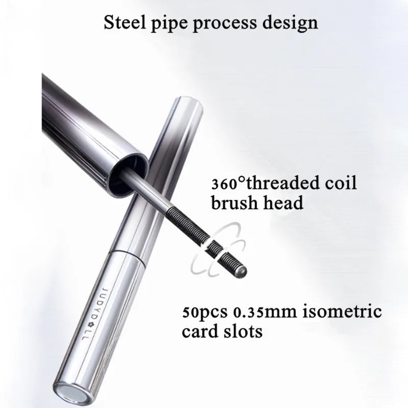Judydoll Small Steel Tube Lash Mascara Lengthening Curling Thick Natural Quick Dry Waterproof Non-Smudge Big Eyes Makeup Gel